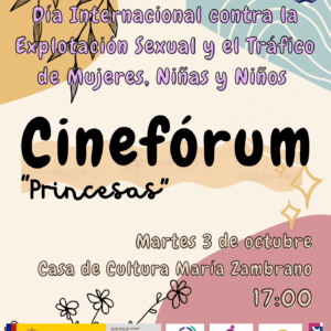 CINEFÓRUM – Día contra la Explotación Sexual y el Tráfico de Mujeres, Niñas y Niños