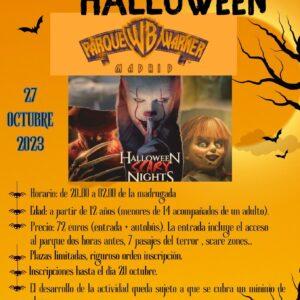 Excursión Parque Warner – Halloween 2023