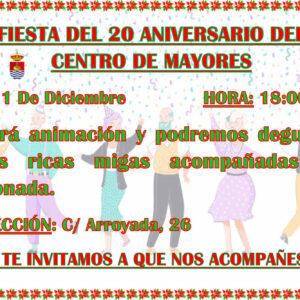 Fiesta del 20º Aniversario del Centro de Mayores