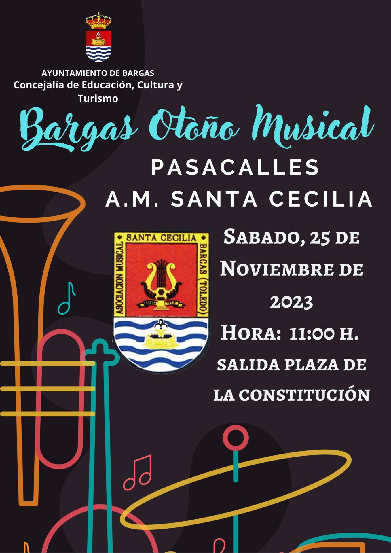 Bargas Otoño Musical: Pasacalles A.M. «Santa Cecilia»