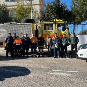 La Concejalía de Seguridad Ciudadana participa en el simulacro de evacuación en el Colegio Stmo. Cristo de la Sala