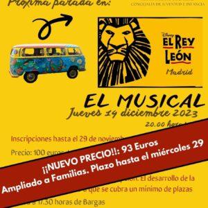 Excursión al musical «El Rey León»