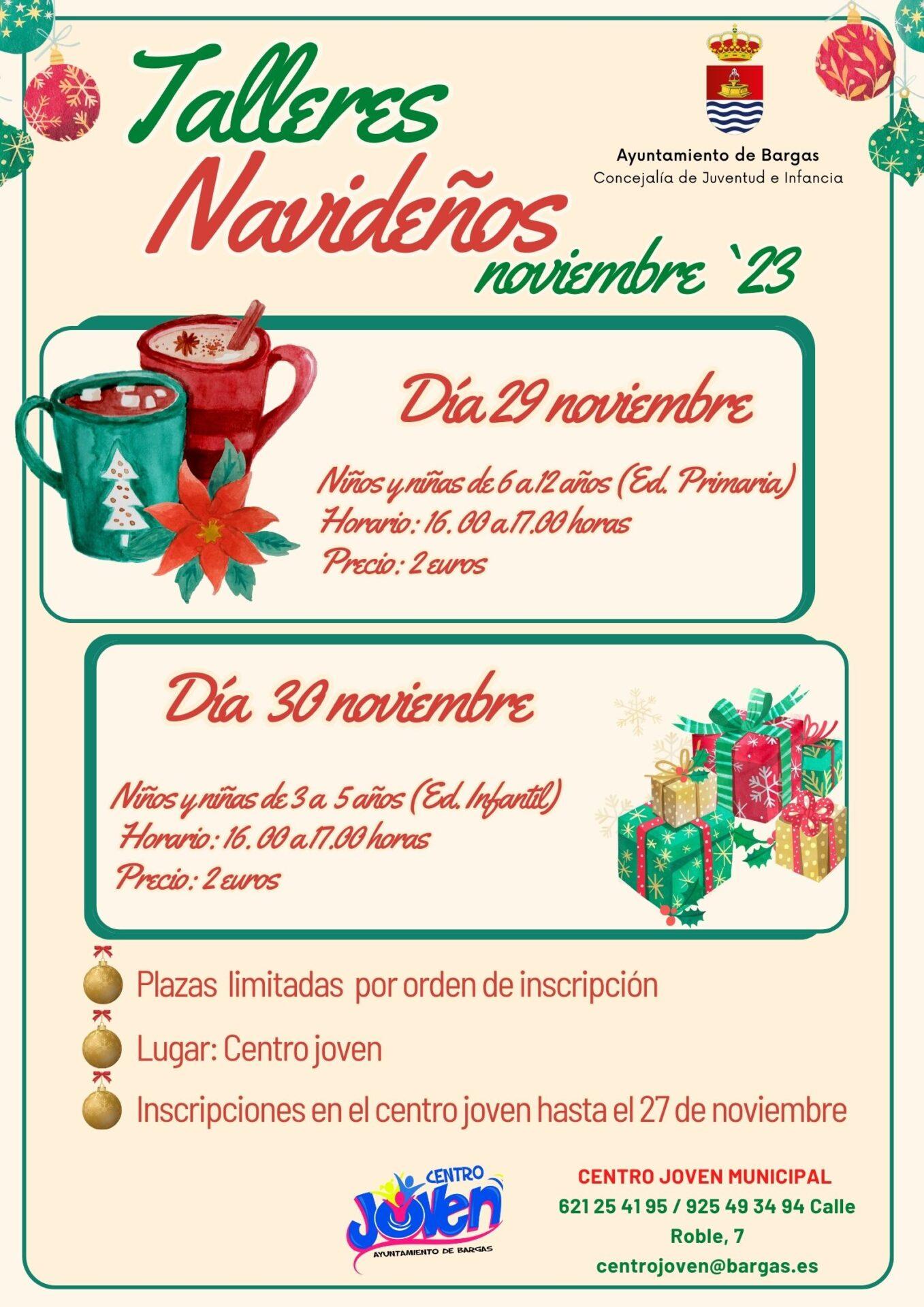 Talleres Navideños – Noviembre 2023