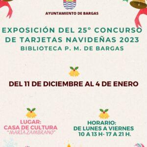 Exposición del 25º Concurso de Tarjetas Navideñas 2023