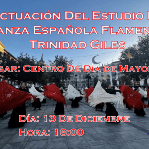 Actuación del estudio de Danza Española y Flamenco «Trinidad Giles»