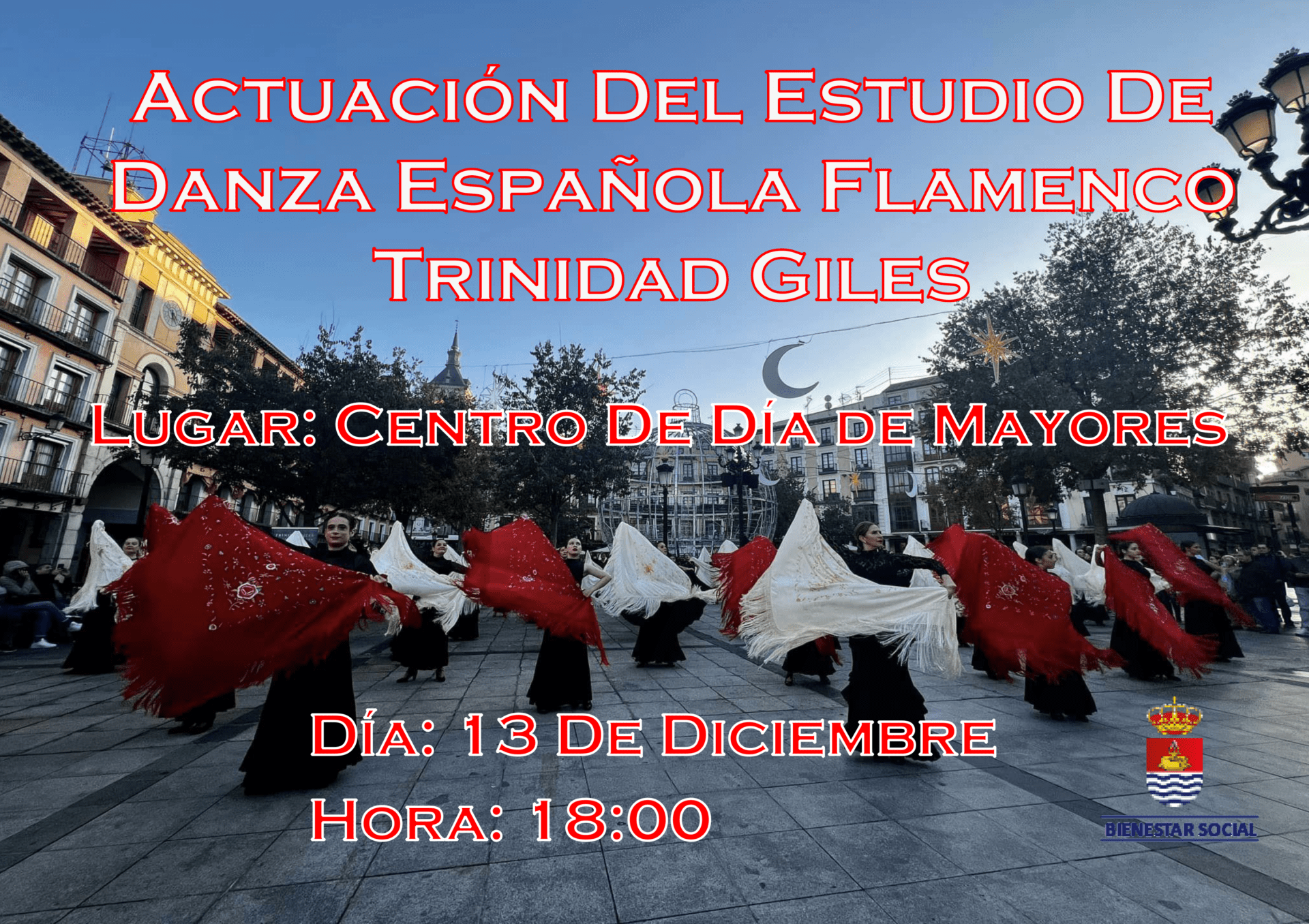 Actuación del estudio de Danza Española y Flamenco «Trinidad Giles»