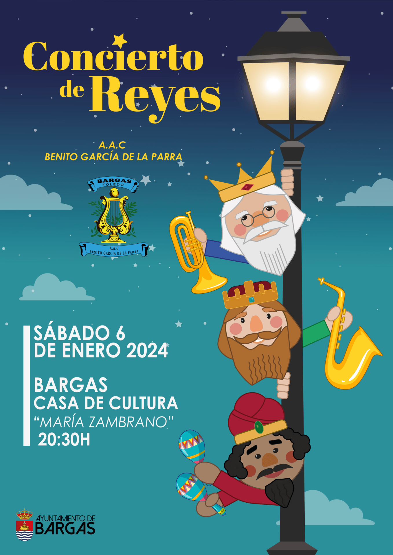 Tradicional Concierto de Reyes 2024: A.A.C. «Benito Gª de la Parra»