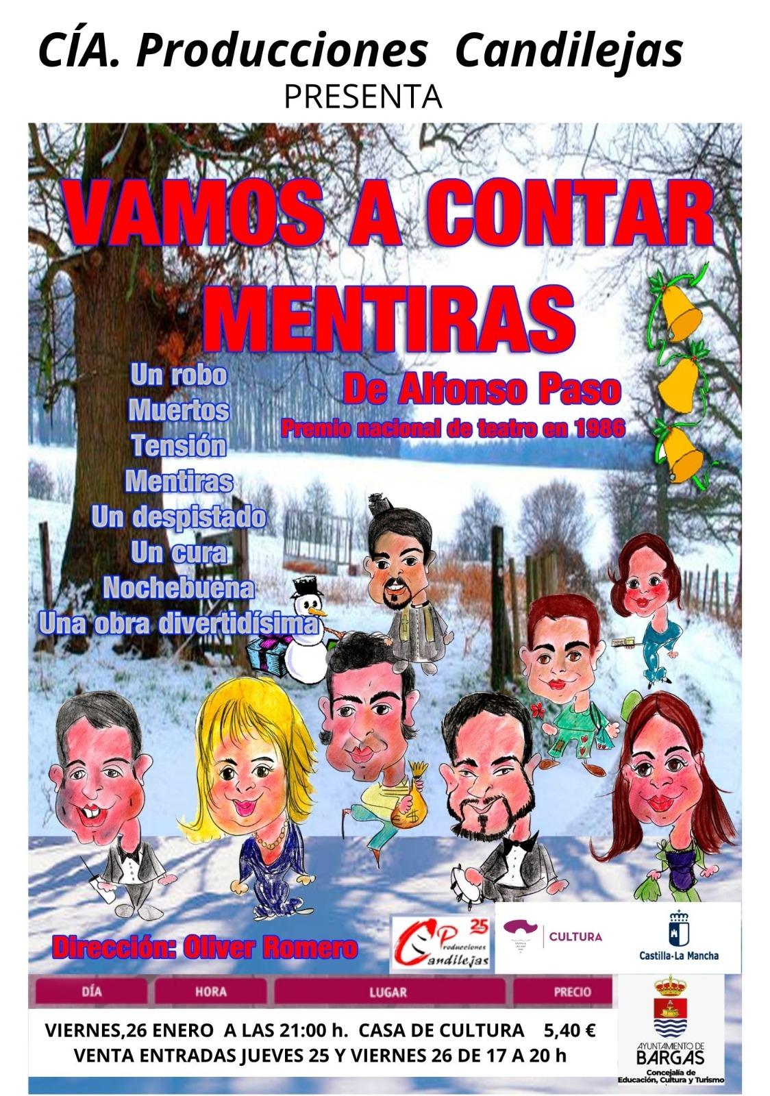 Teatro jóvenes/adultos: «Vamos a contar mentiras»