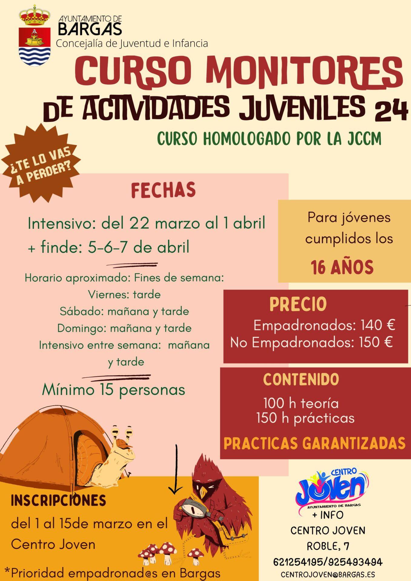 Curso de Monitores de Actividades Juveniles 2024