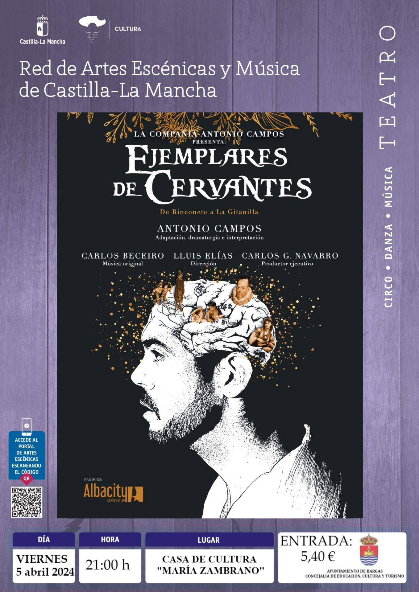 Teatro jóvenes/adultos: «Ejemplares de Cervantes»