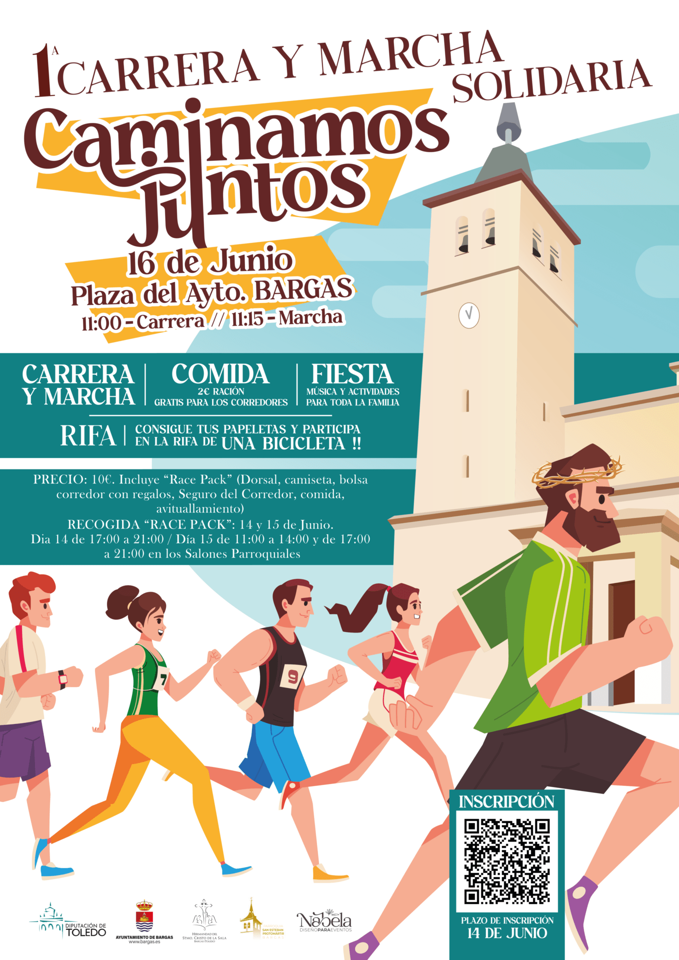 1ª Carrera y marcha solidaria: «Caminamos juntos»