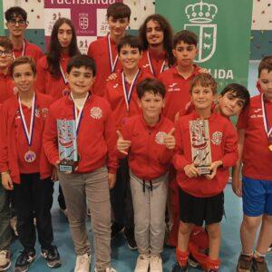 Campeonato de ajedrez de base por equipos celebrado en Fuensalida