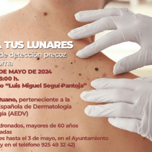 Revisa tus lunares. Campaña de detección precoz del melanoma.