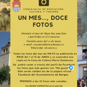 Concurso de fotografía: «Un mes…, doce fotos»