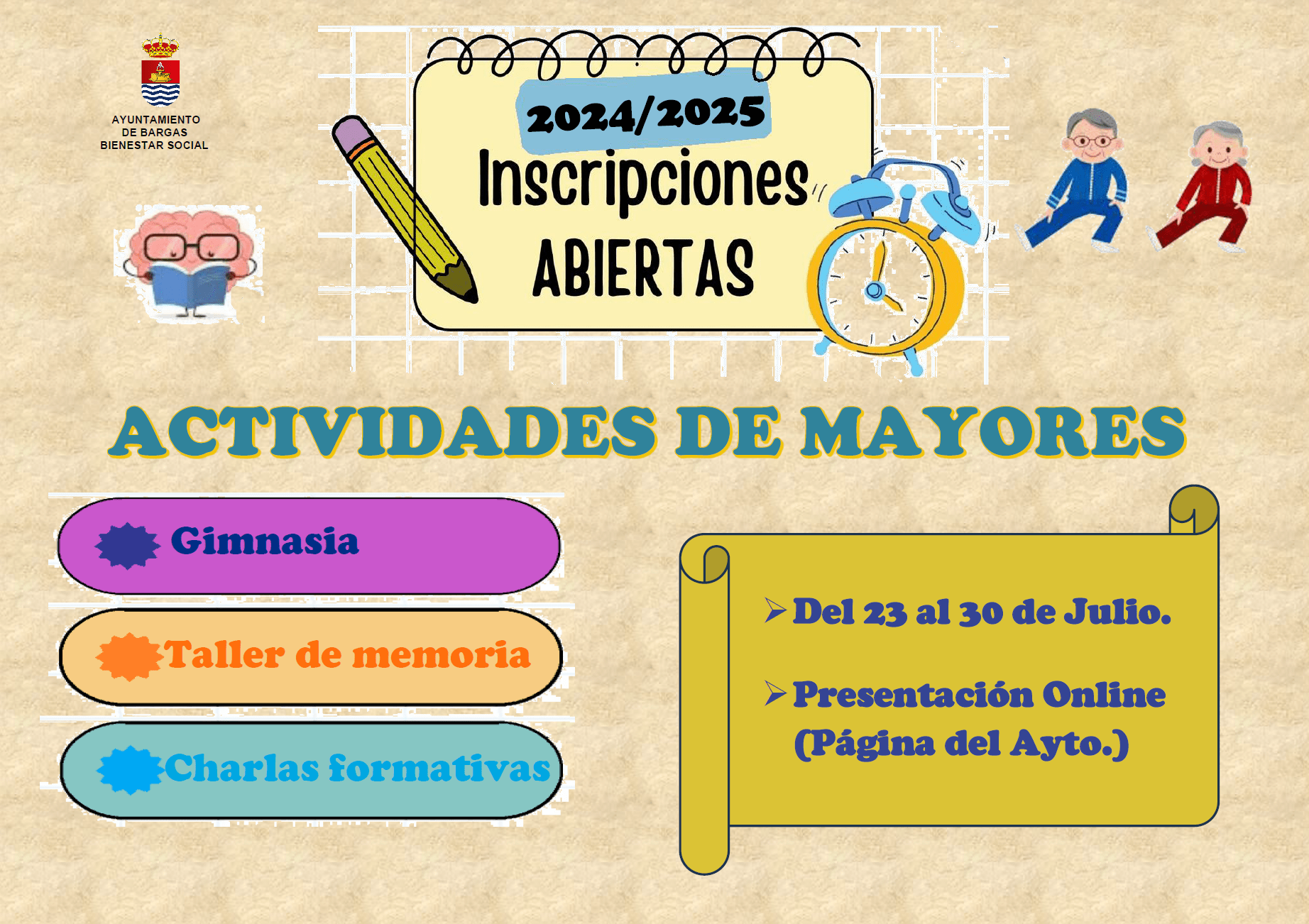 Actividades de Mayores 2024/2025