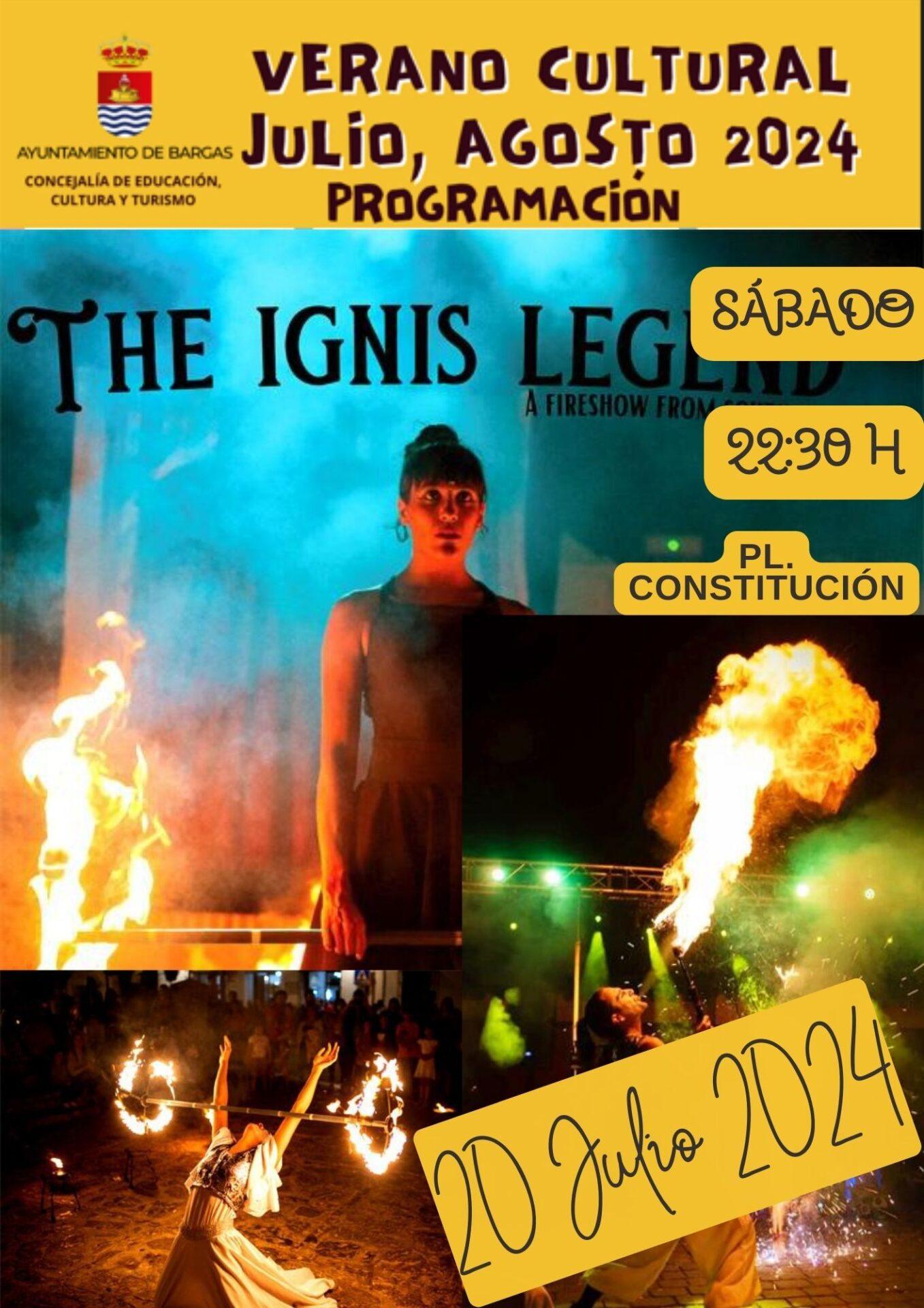 Espectáculo de danza y fuego: «La leyenda de Ignis»