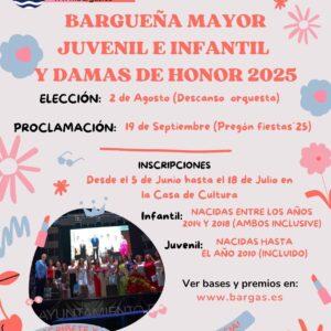 Bargueña Mayor Juvenil e Infantil y Damas de Honor 2025