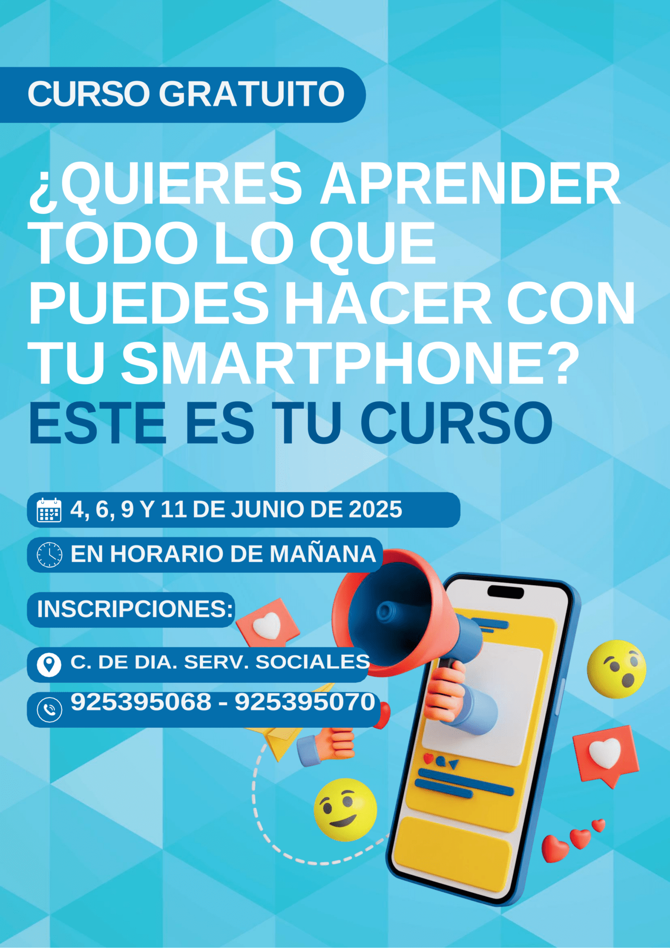 Curso gratuito: «¿Quieres aprender todo lo que puedes hacer con tu smartphone?»
