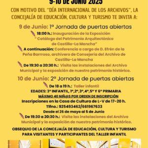 Actividades con motivo del Día Internacional de los Archivos 2025