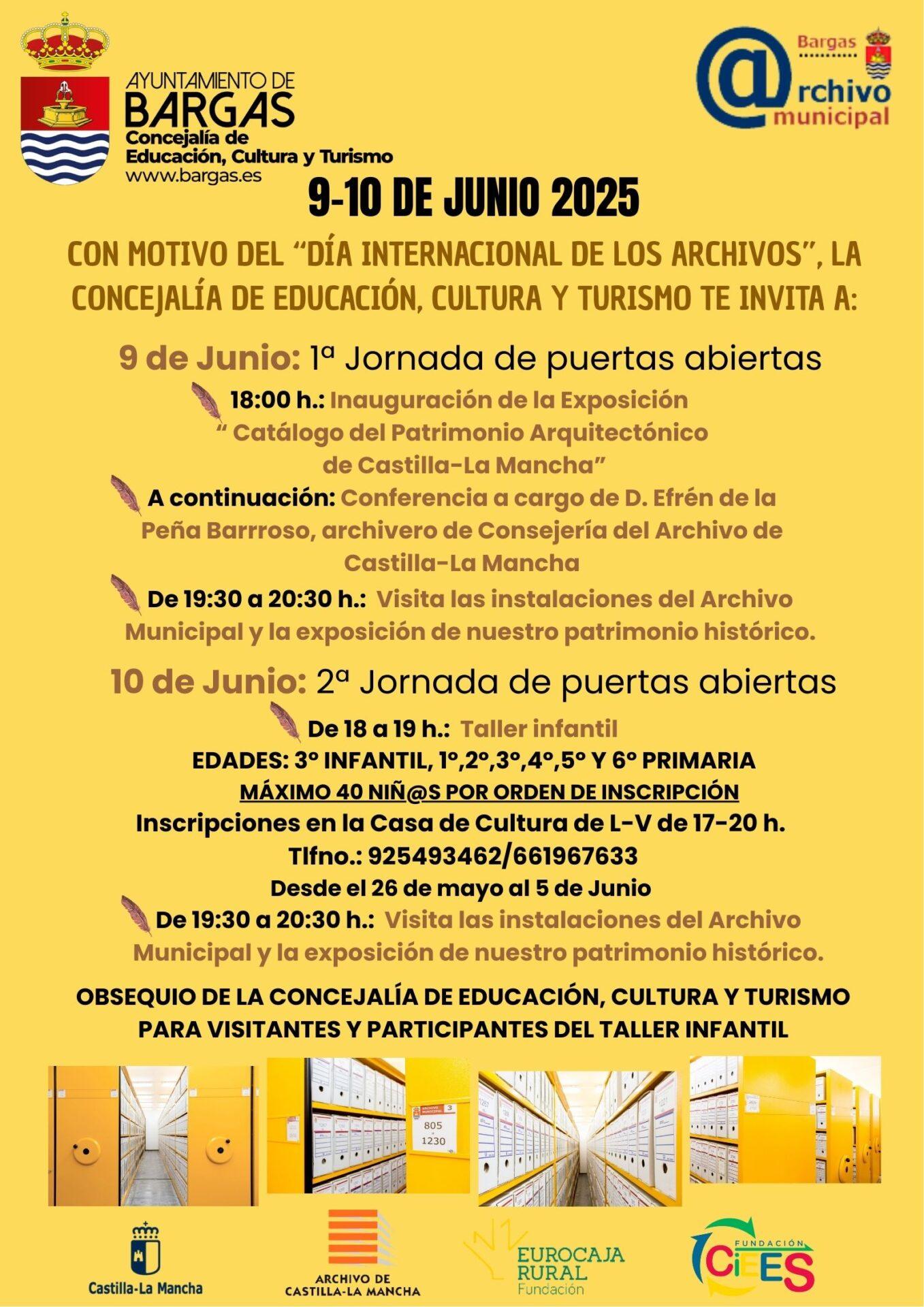 Actividades con motivo del Día Internacional de los Archivos 2025