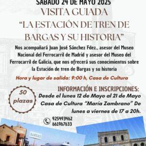 Visita guiada: «La estación de tren de Bargas y su historia»