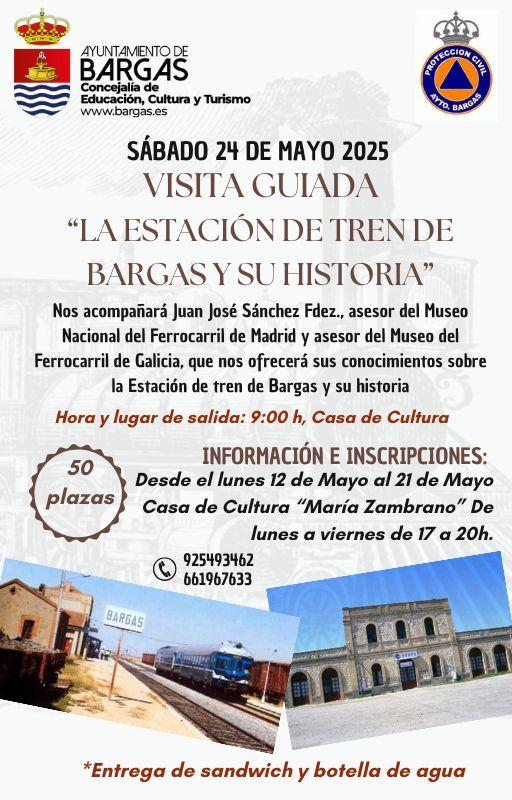 Visita guiada: «La estación de tren de Bargas y su historia»