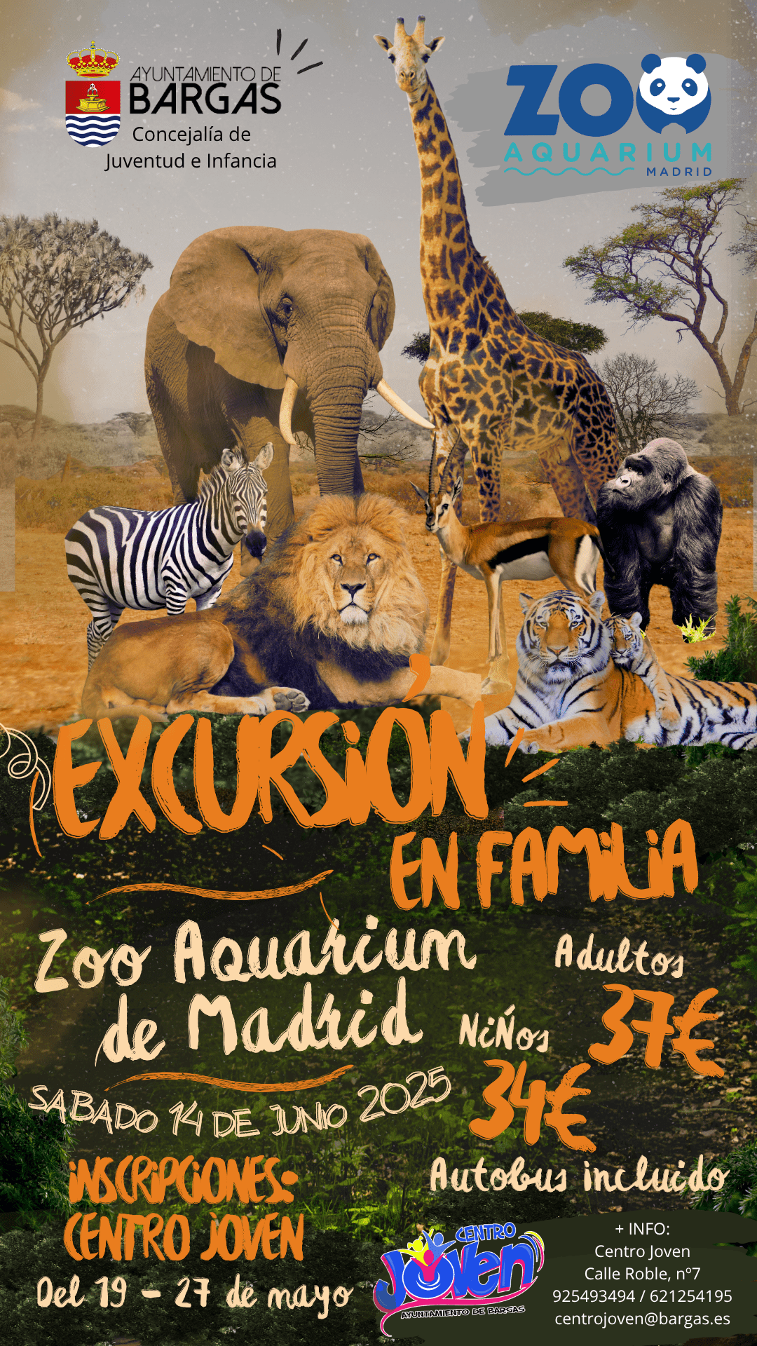 🧑🤝🧑 ¡Excursión en Familia al Zoo!