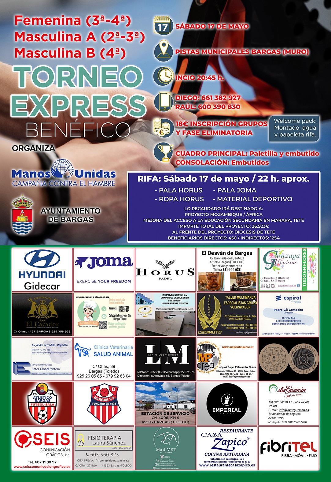 Torneo Express Benéfico – Manos Unidas