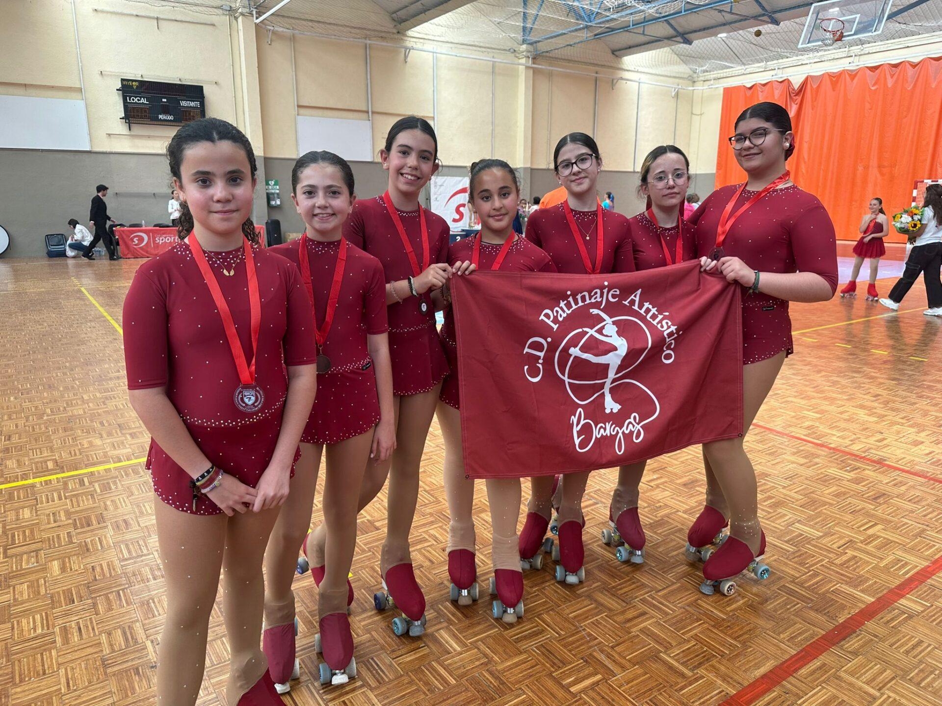 Trofeo de patinaje artístico de acceso B en Ciudad Real, con representación bargueña