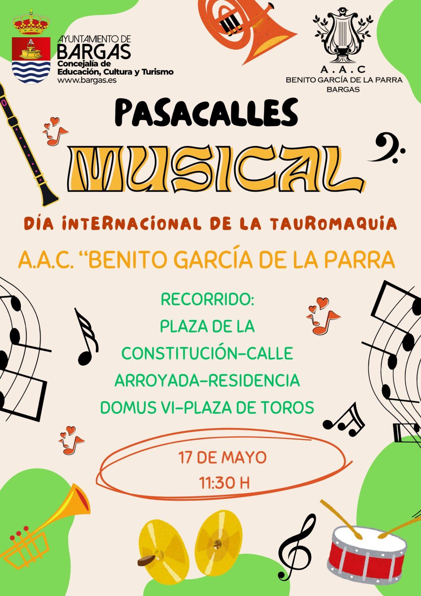 Pasacalles Musical: Día Internacional de la Tauromaquia