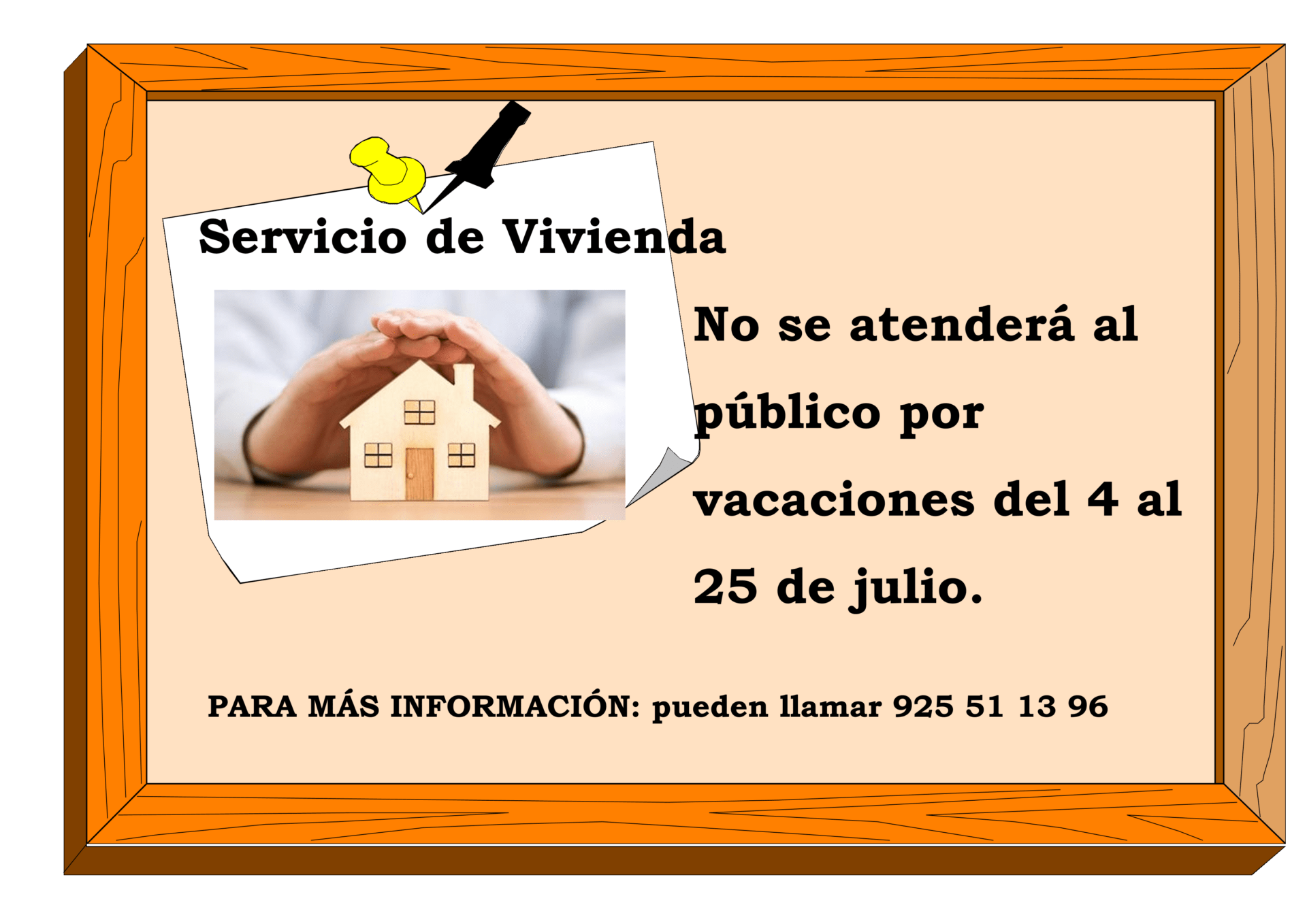 Vacaciones – Servicio de Vivienda
