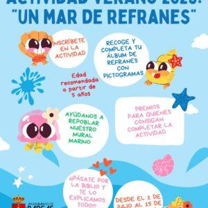 Actividad Verano 2025 – Biblioteca P. M.: «Un mar de refranes»