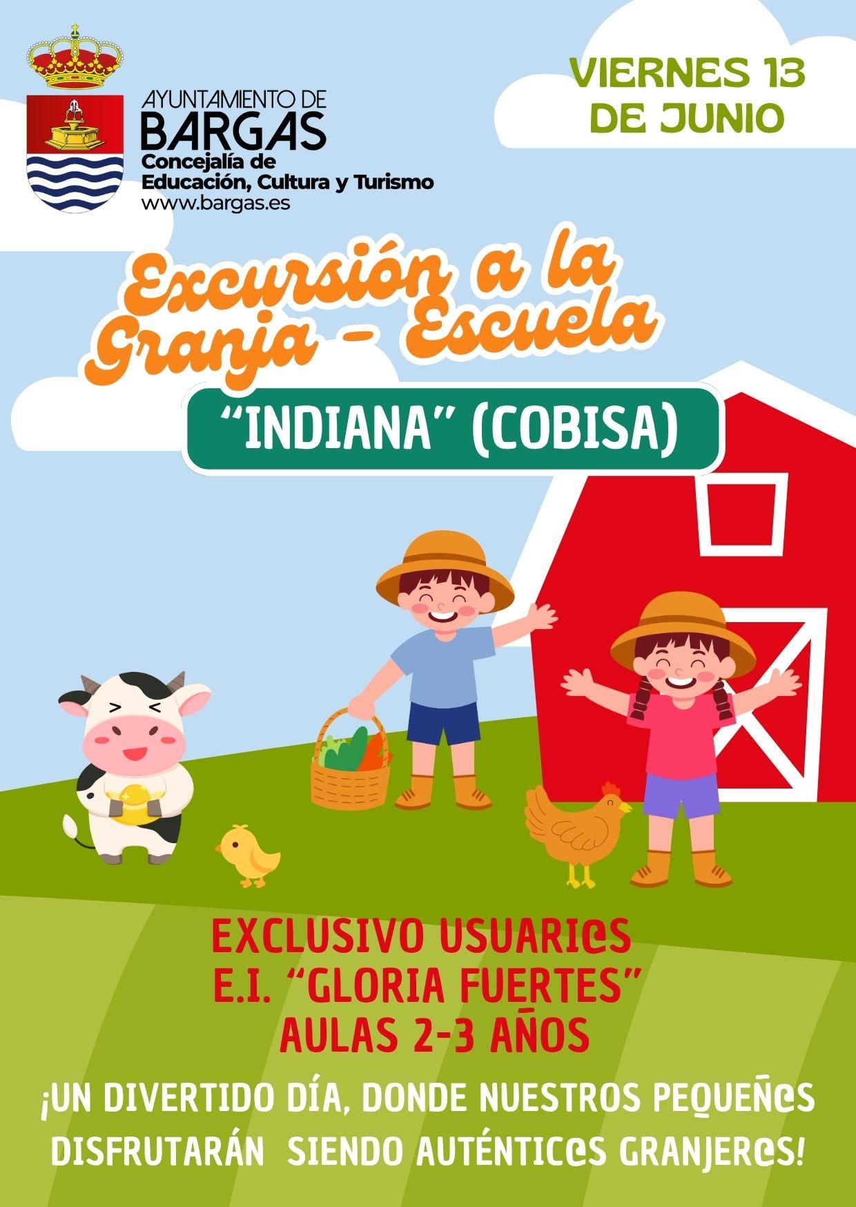 Excursión a la granja-escuela «Indiana» de Cobisa