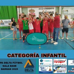 La Copa Delta brilla en Bargas: un fin de semana lleno de fútbol sala base y celebración deportiva