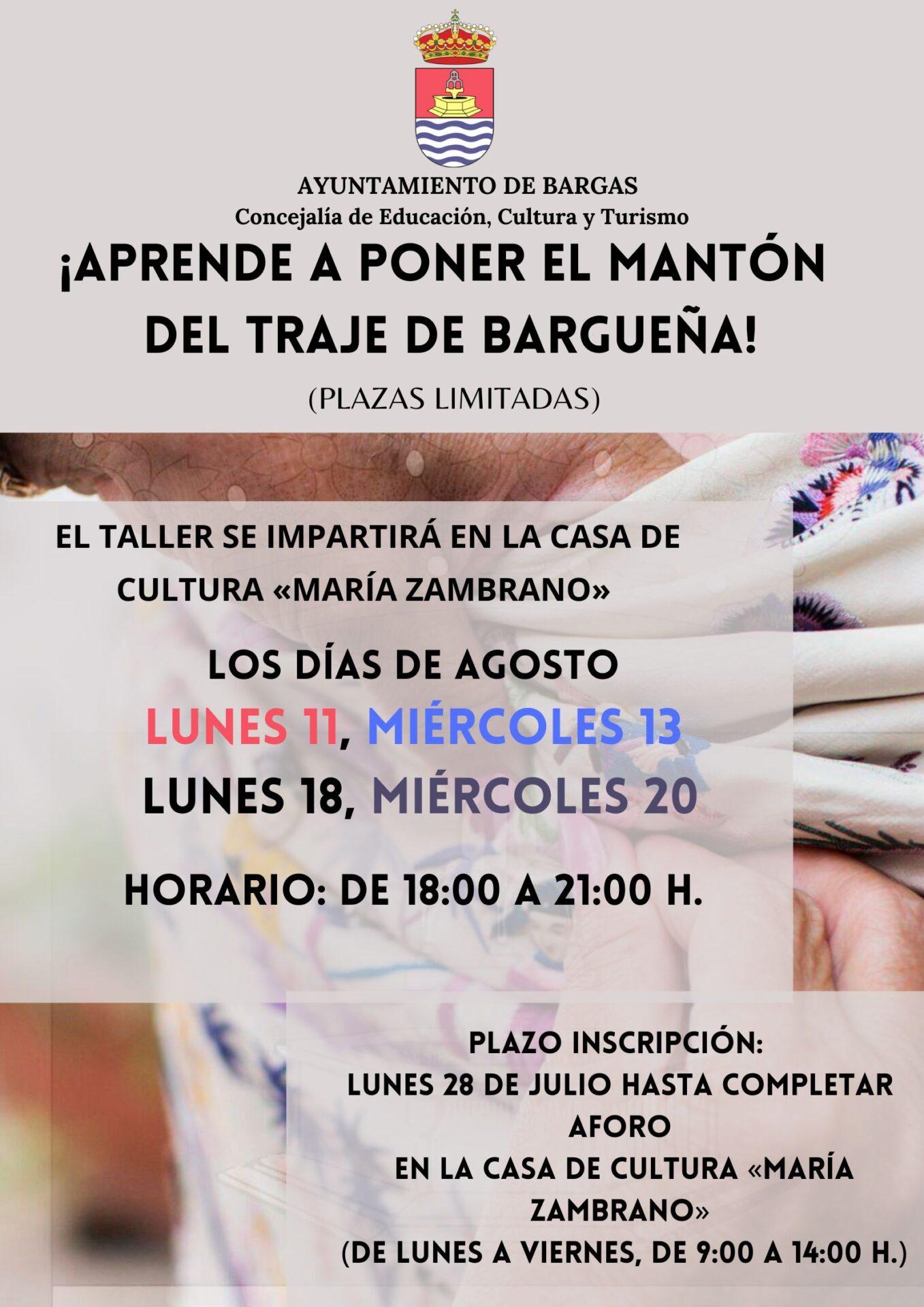 Aprende a poner el mantón del traje de bargueña