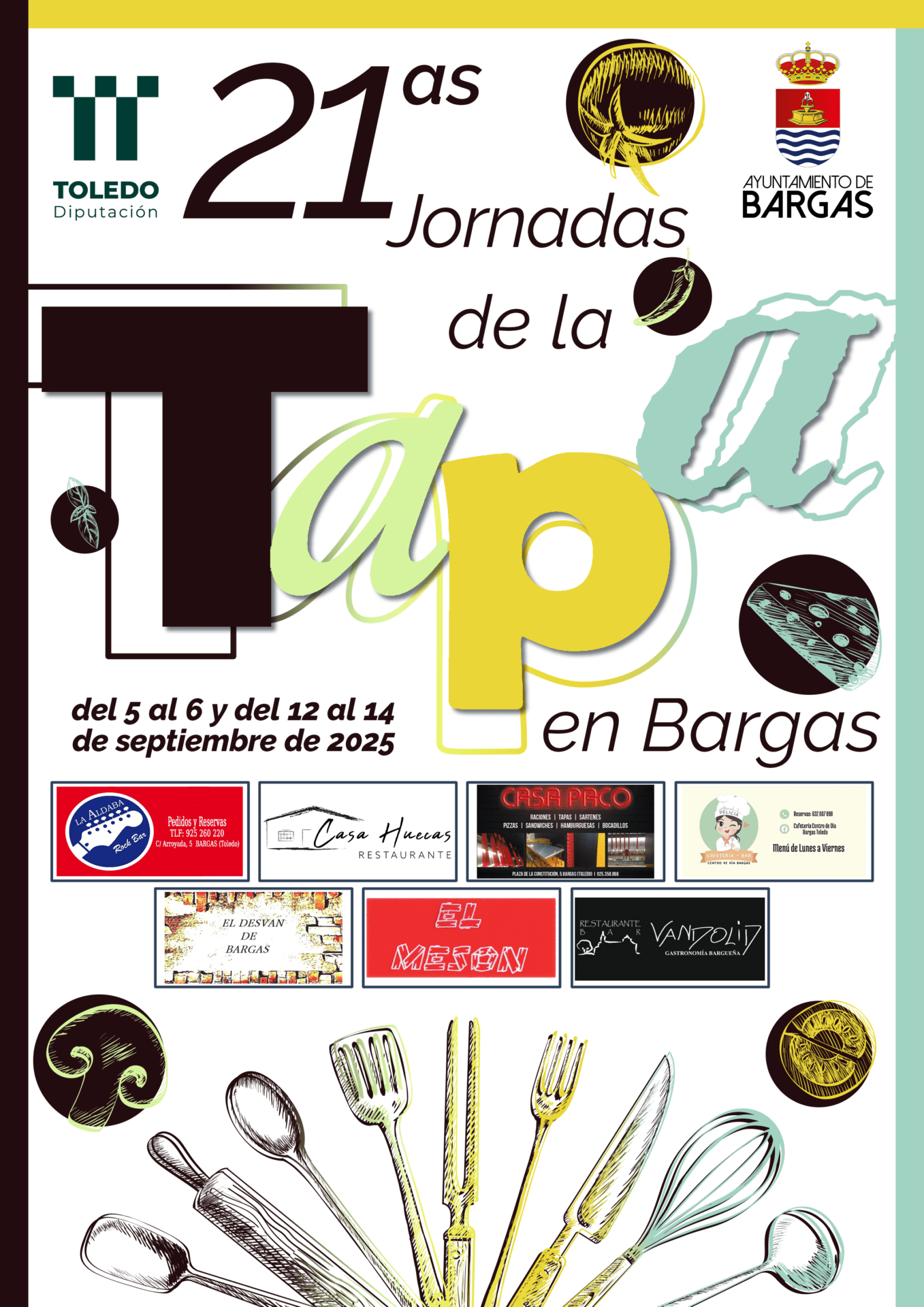 21<sup>as</sup> Jornadas de la Tapa 2025