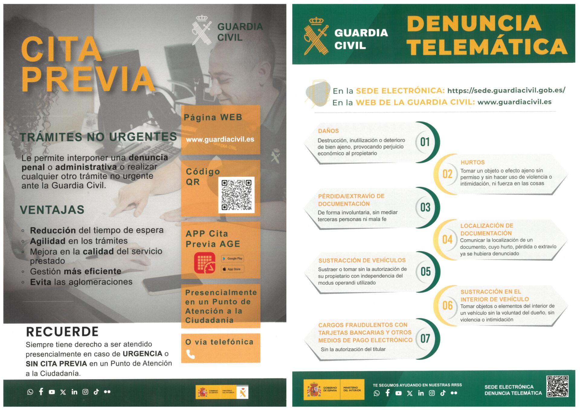 Comunicado Informativo – Concejalía de Seguridad Ciudadana
