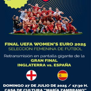 Retransmisión en directo y en pantalla gigante de la Final de la Eurocopa 2025: Inglaterra-España