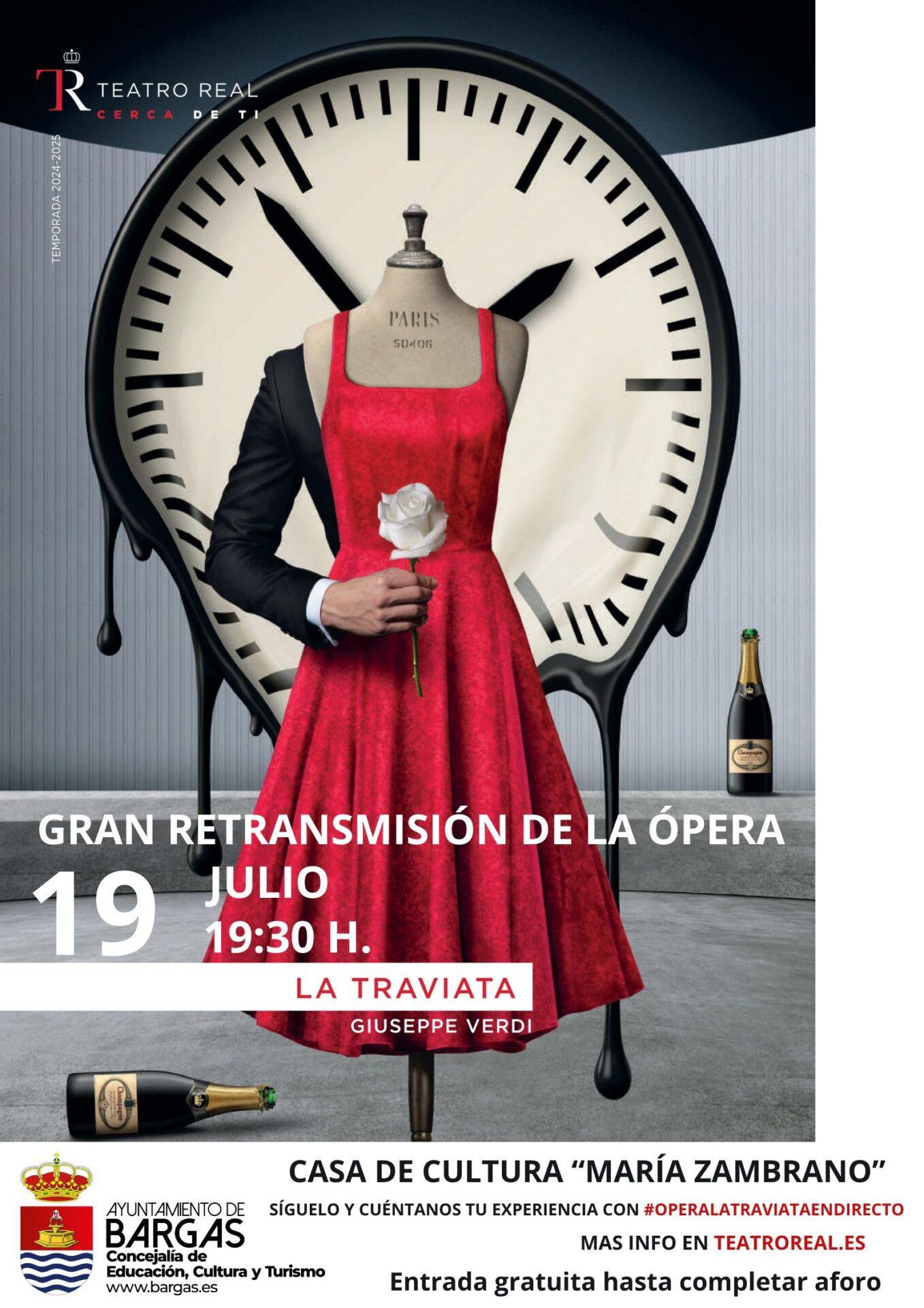 Gran Retransmisión de la Ópera «La Traviata», desde el Teatro Real