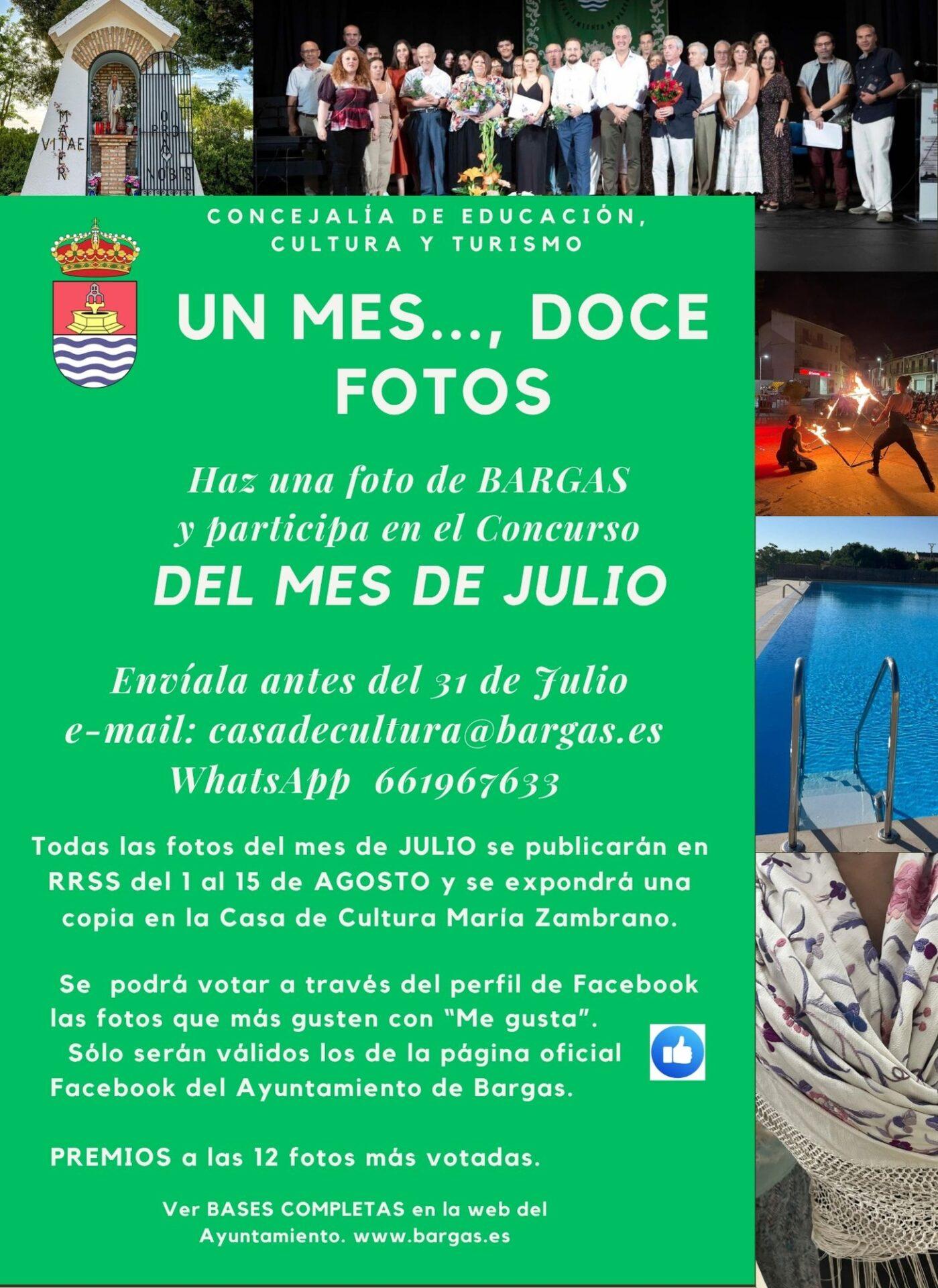 Concurso de fotografía: «Un mes…, doce fotos» Julio 2025