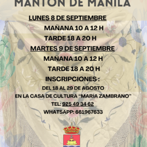 Colocación del Mantón de Manila 2025