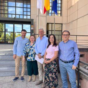 Reunión con el Delegado de Educación, Cultura y Deporte en Toledo, en la mañana de hoy.