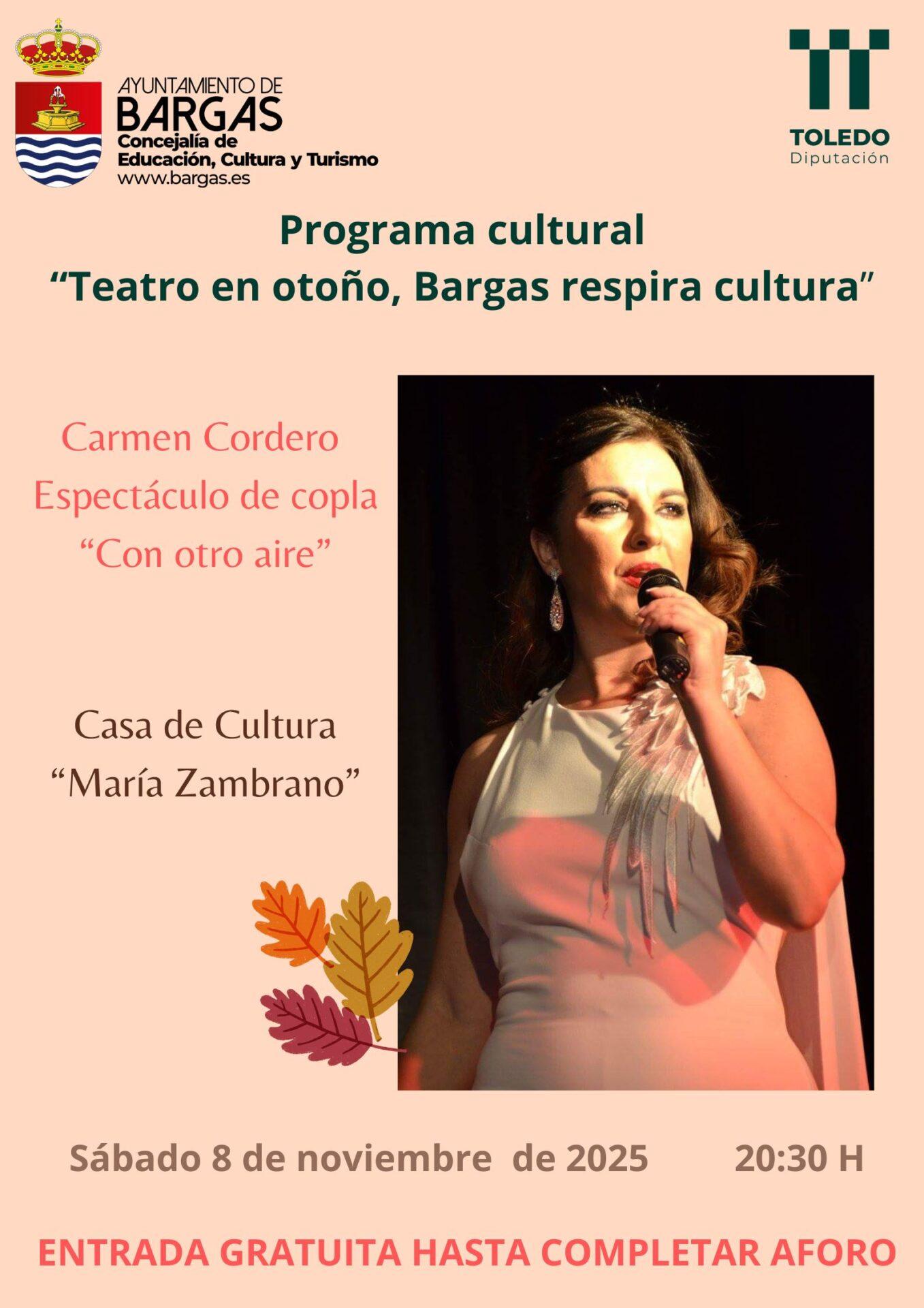 Espectáculo de copla: «Con otro aire»