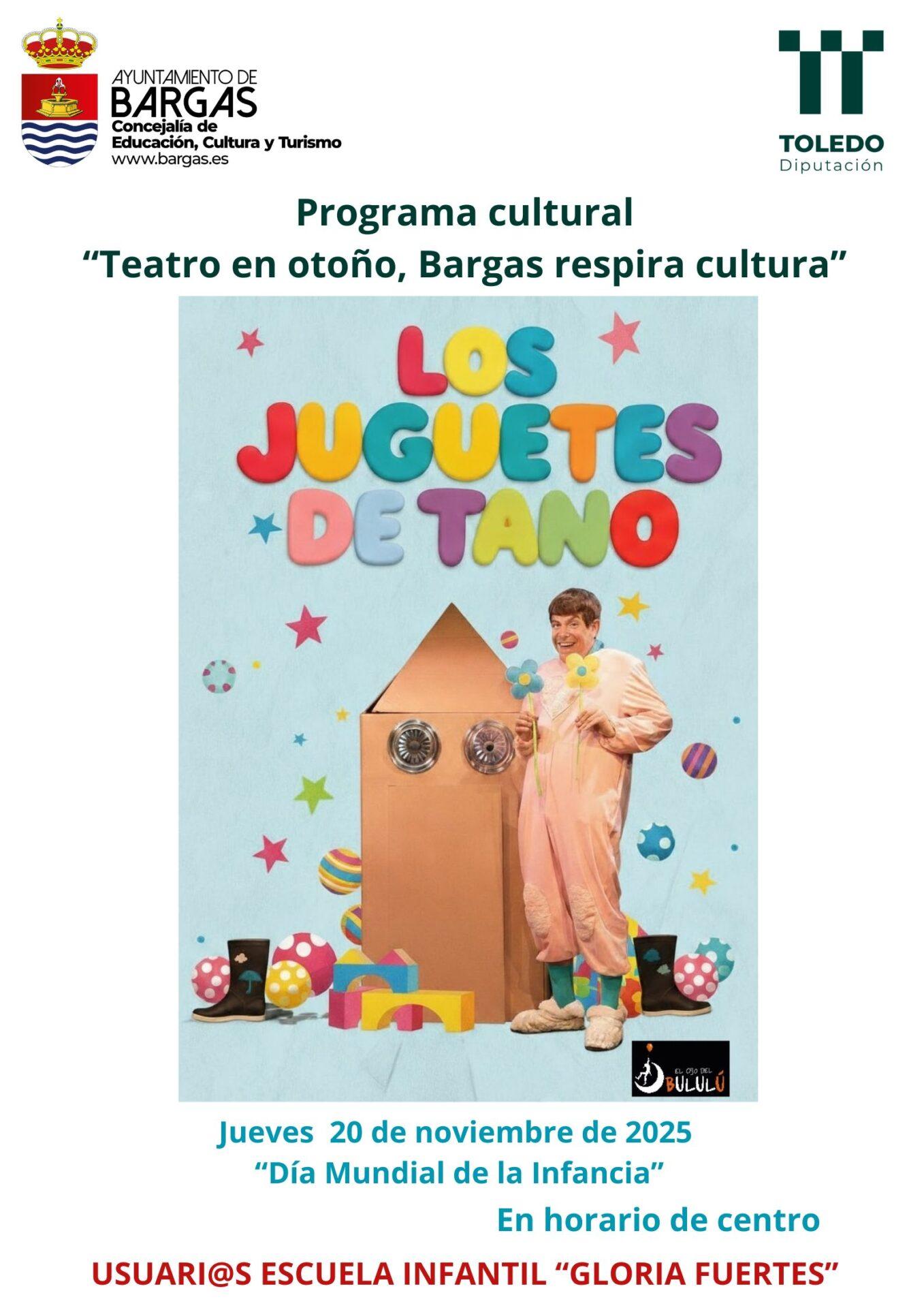 Teatro infantil: «Los juguetes de Tano»
