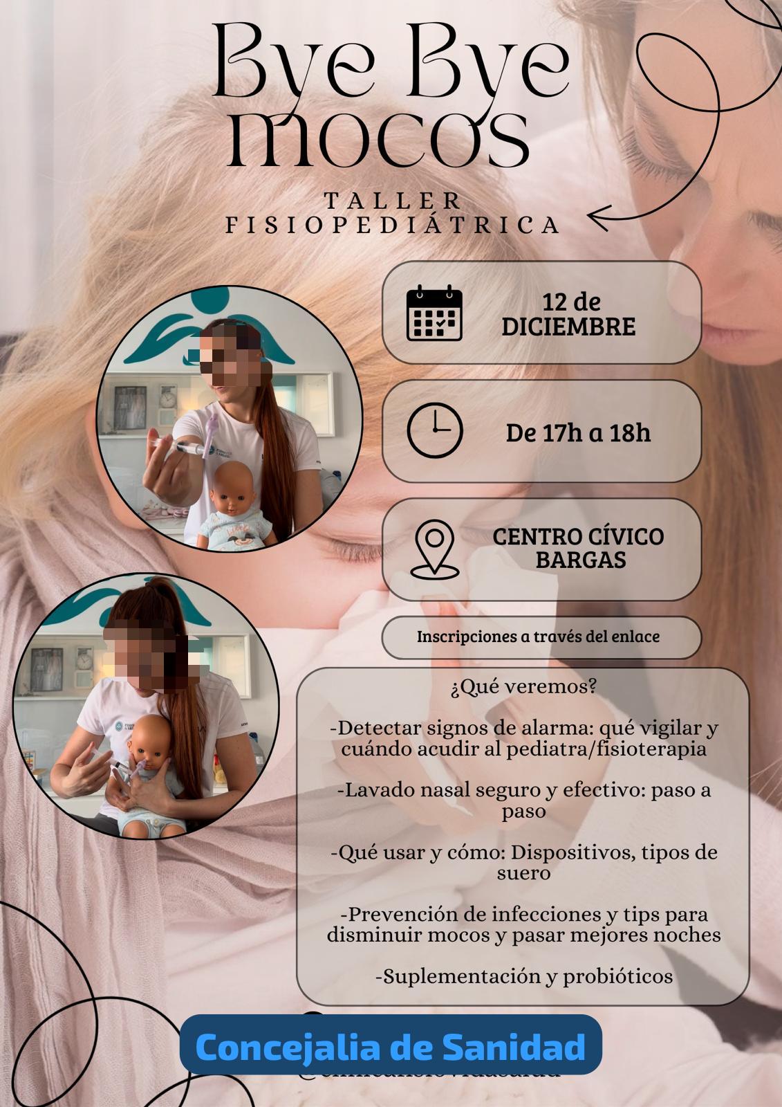 Taller Fisiopediátrica: «Bye bye mocos»