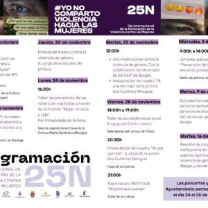 PROGRAMACIÓN 25N – Día Internacional de la Eliminación de la Violencia contra las Mujeres