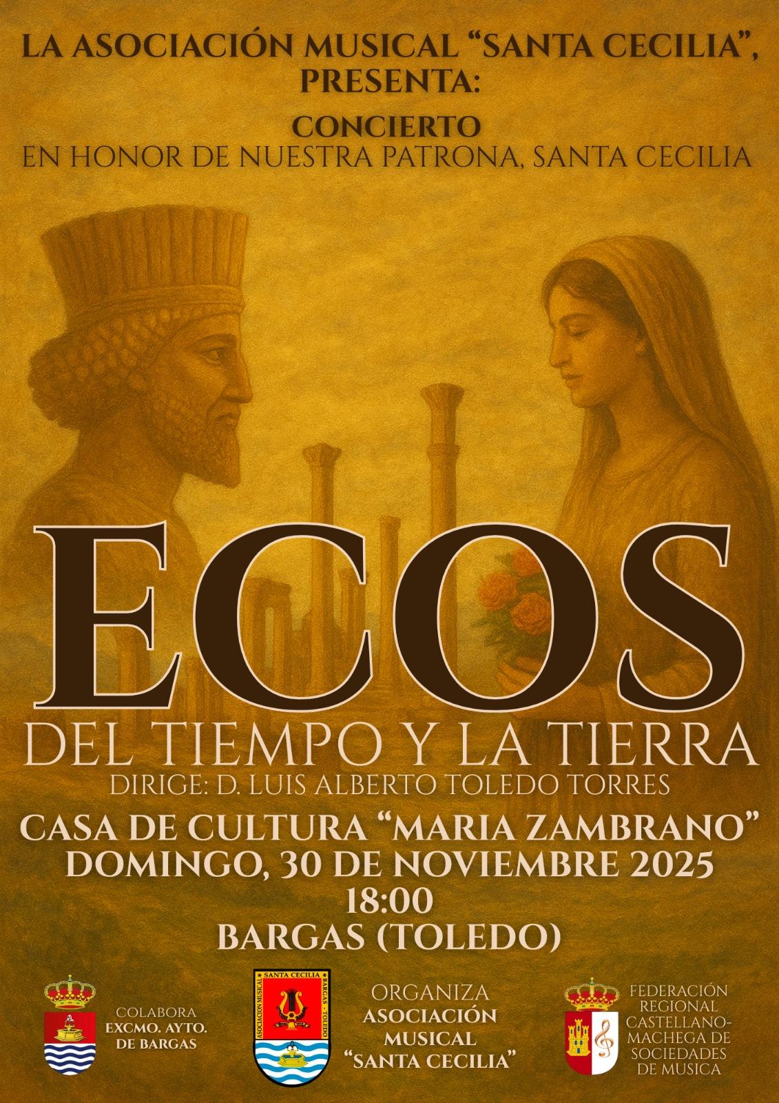 Concierto de la A.M. Santa Cecilia: «Ecos del tiempo y la tierra»