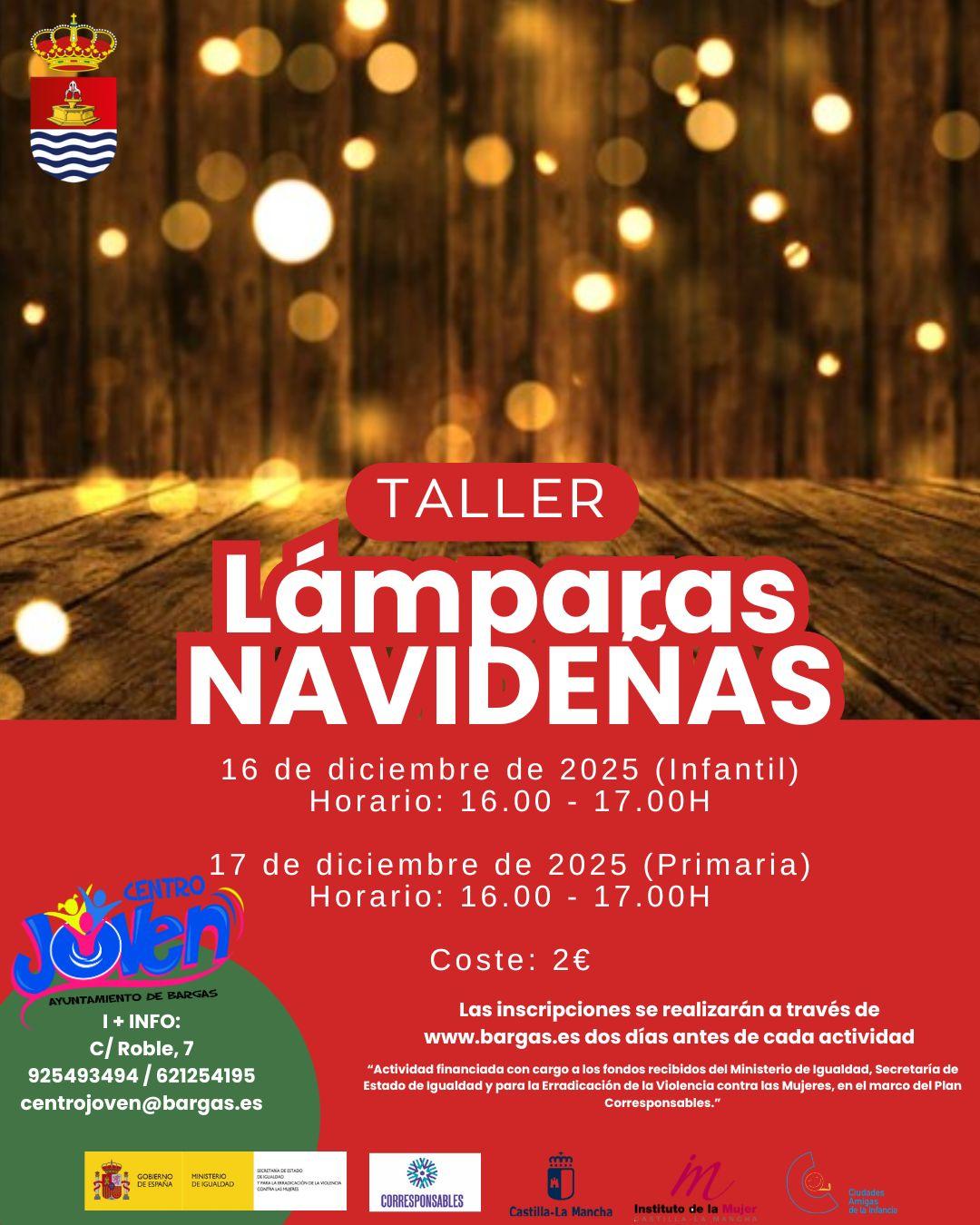 Taller: «Lámparas navideñas»