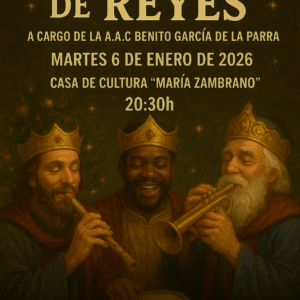 Tradicional Concierto de Reyes 2026: A.A.C. «Benito Gª de la Parra»