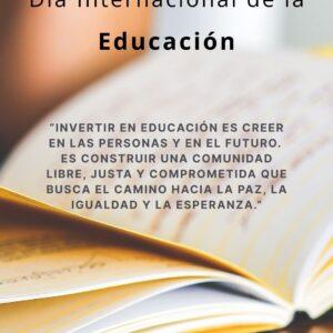 24 de enero de 2026, Día Internacional de la Educación